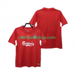 Camisola Liverpool 2005 Retro Homem Equipamento Primeiro 2004 Manga Curta